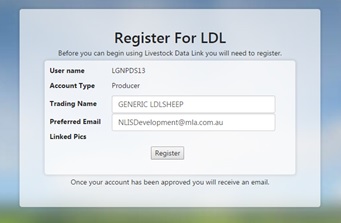 Register for LDL